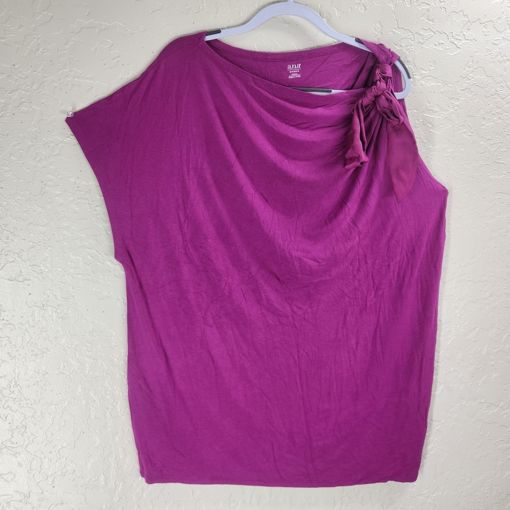 Ana A New Approach Pink Scoop Neck T Shirt Women’s Size 1X